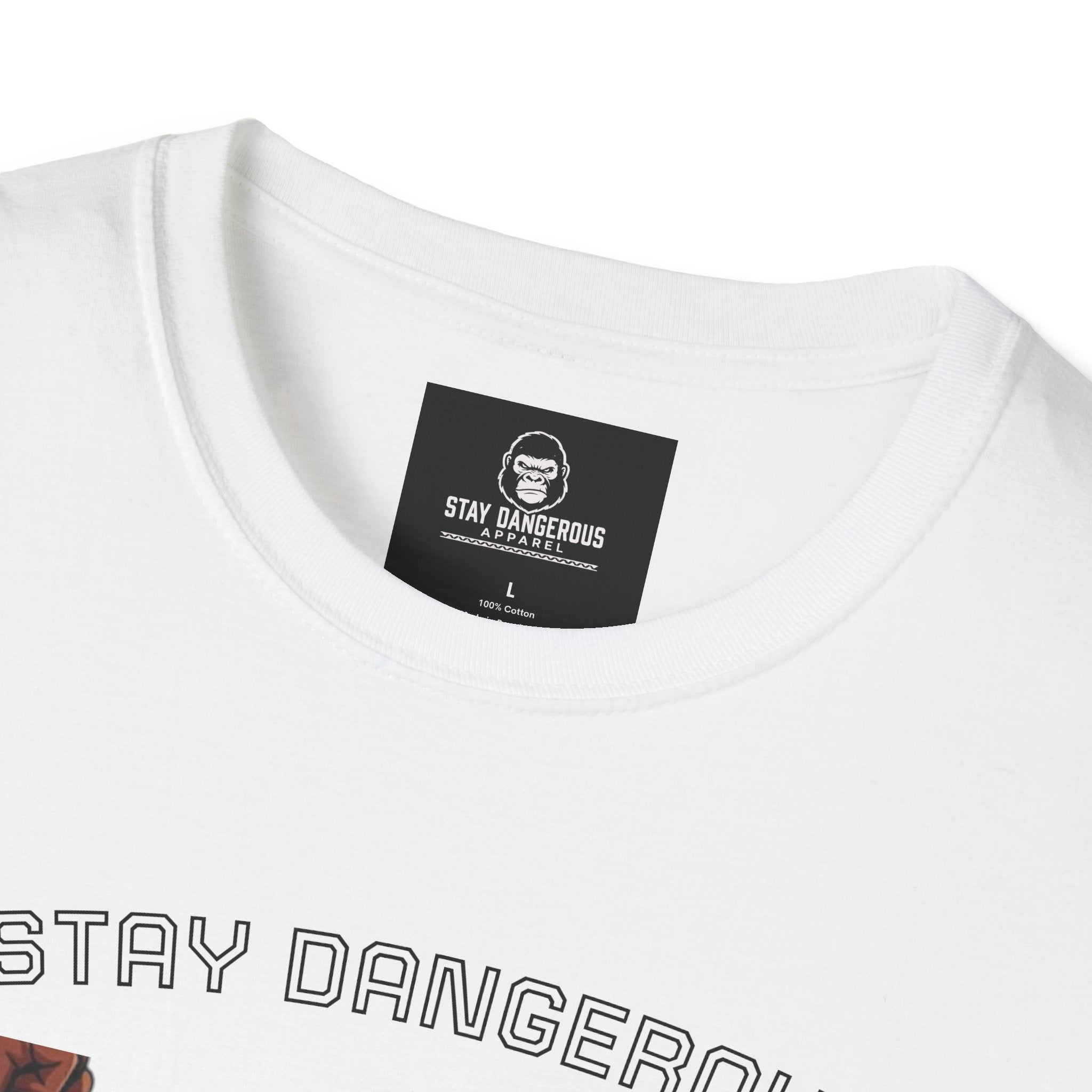 Stay Dangerous Graphic T-Shirt — SHADUER Bold Streetwear Tee