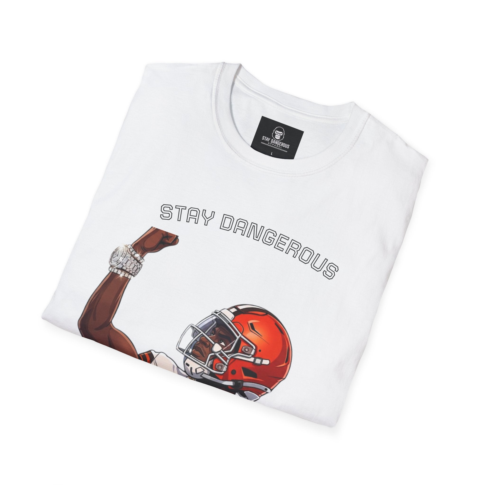 Stay Dangerous Graphic T-Shirt — SHADUER Bold Streetwear Tee
