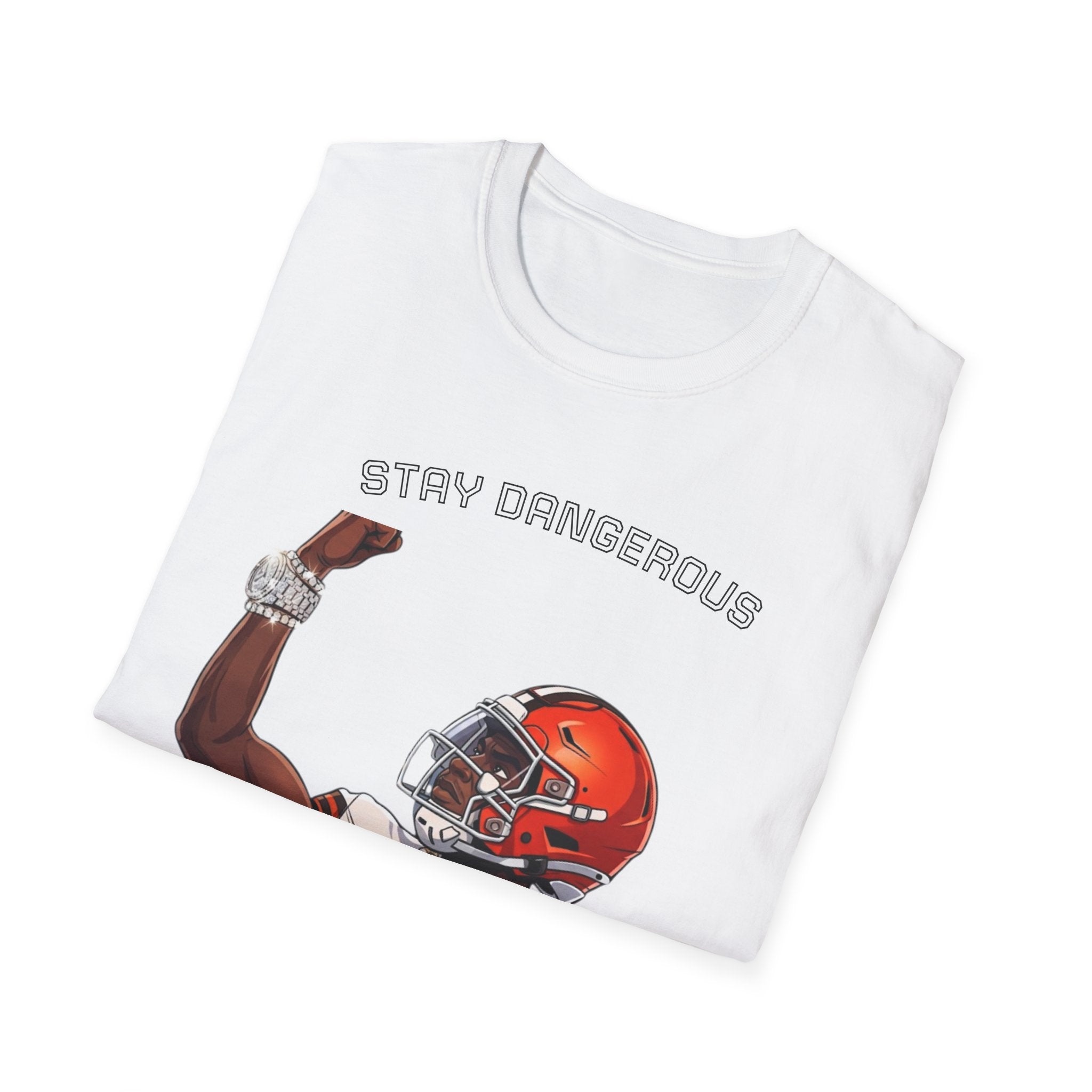 Stay Dangerous Graphic T-Shirt — SHADUER Bold Streetwear Tee