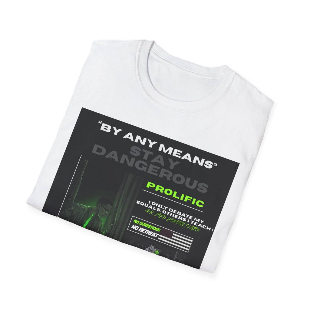 SLIME GREEN " By Any Means" T Shirt