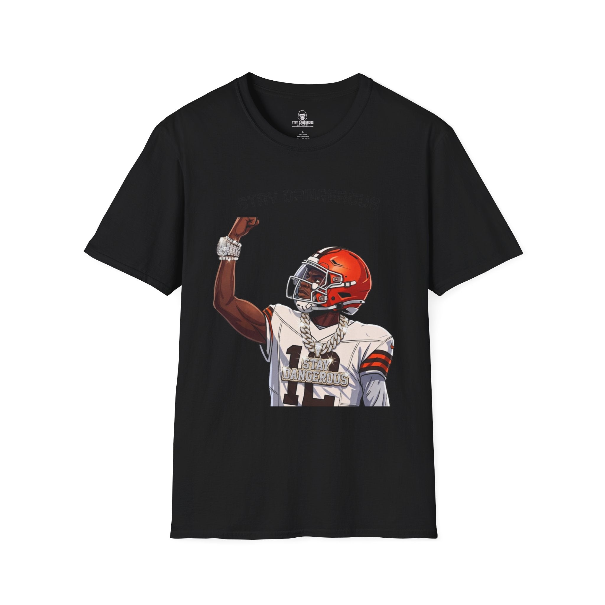 Stay Dangerous Graphic T-Shirt — SHADUER Bold Streetwear Tee