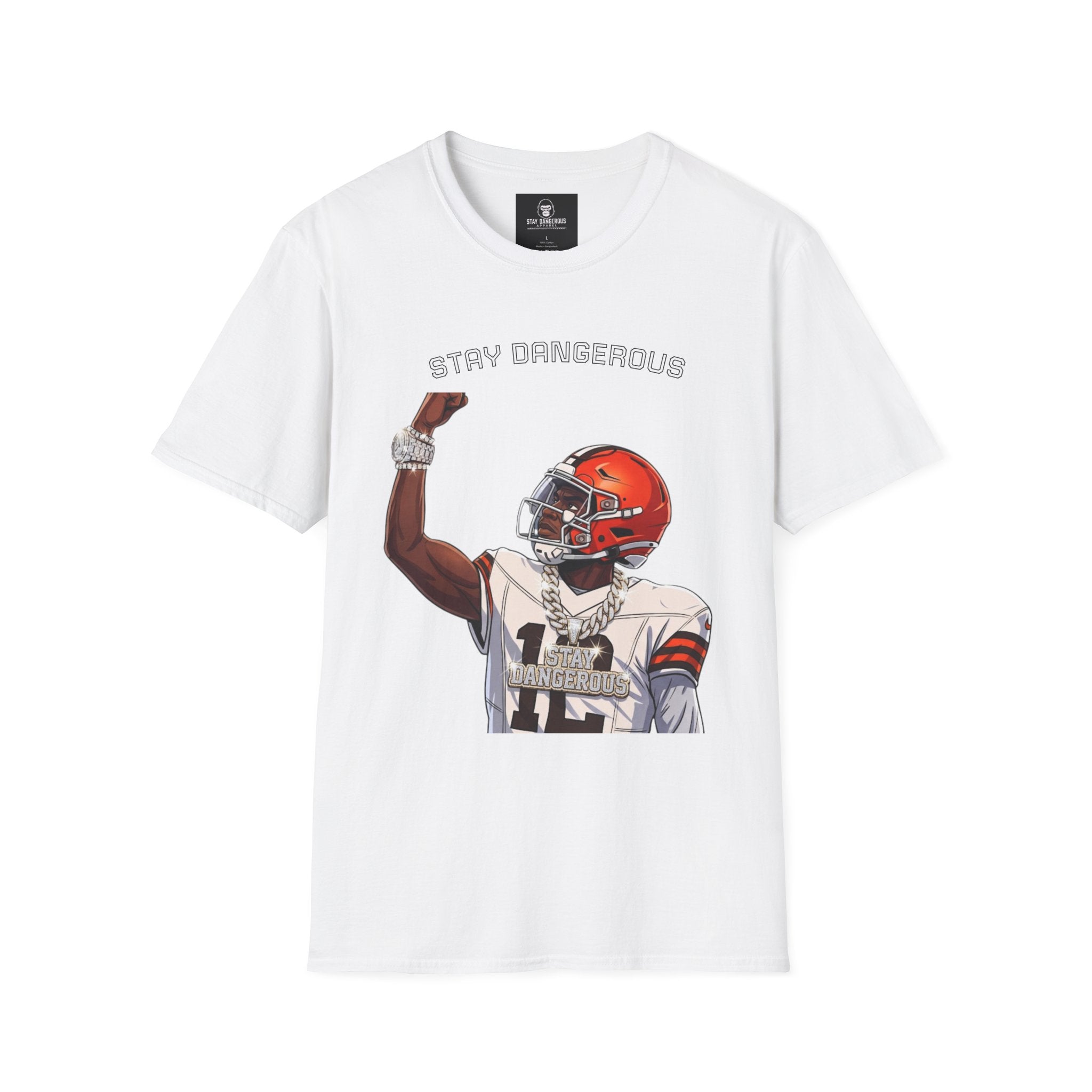 Stay Dangerous Graphic T-Shirt — SHADUER Bold Streetwear Tee